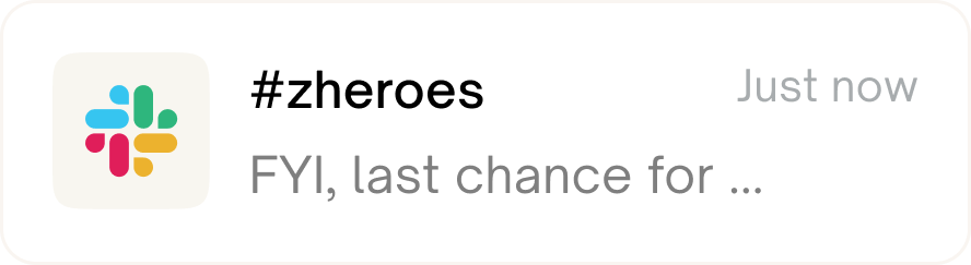 Slack Notification